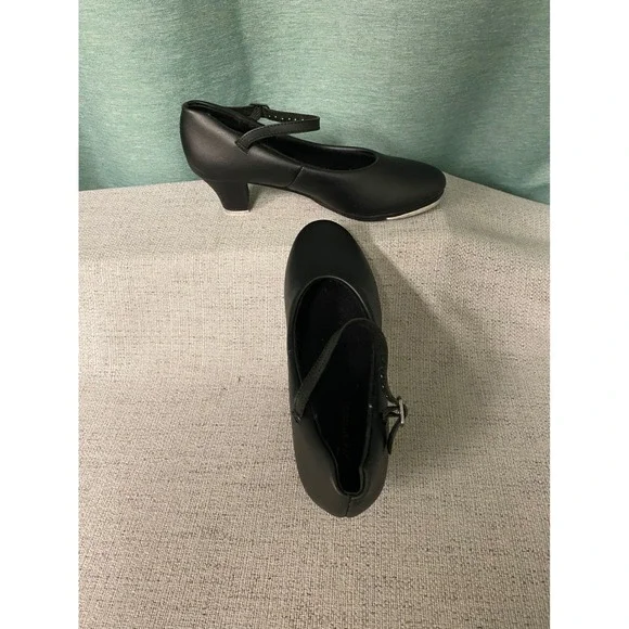 Theatricals T9800 Black Tap Shoes Mary Jane Character Heel Womens 7.5 M - Picture 8 of 9